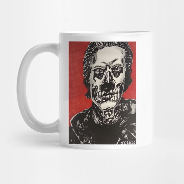 AHS: Murder House - "Count Bodies Like Sheep" Tate Langdon portrait (original) by StagArtStudios